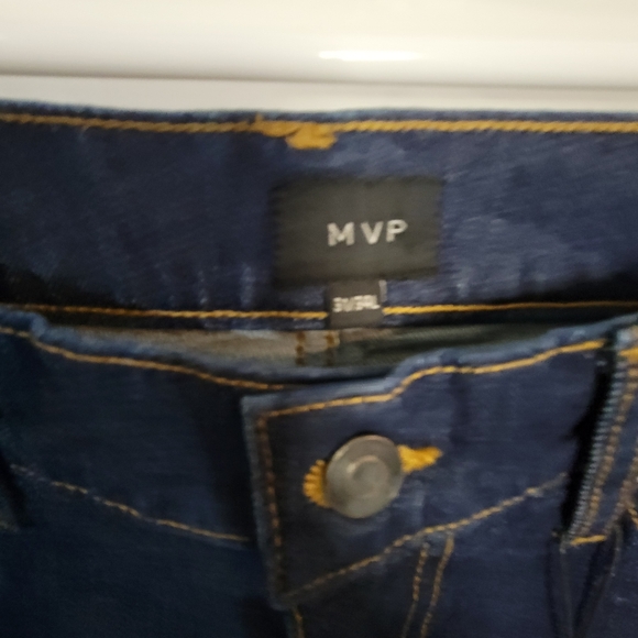 MVP Collections Cavell Indigo denim jeans men size 31/34 - Picture 7 of 9